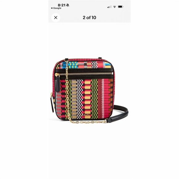 Vera Bradley Elena Crossbody Bag Cha-Cha Floral Print Multicolor - Picture 2 of 11